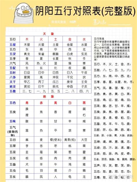 9 五行|1到9数字五行属性对照表